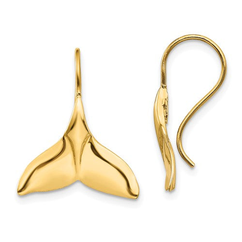 14k-whale-tail-wire-earrings-SolomonJeweler-Wichita-KS-CustomJewelry
