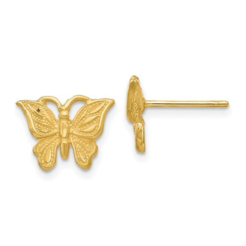 14k-diamond-cut-butterfly-earrings-SolomonJeweler-Wichita-KS-CustomJewelry
