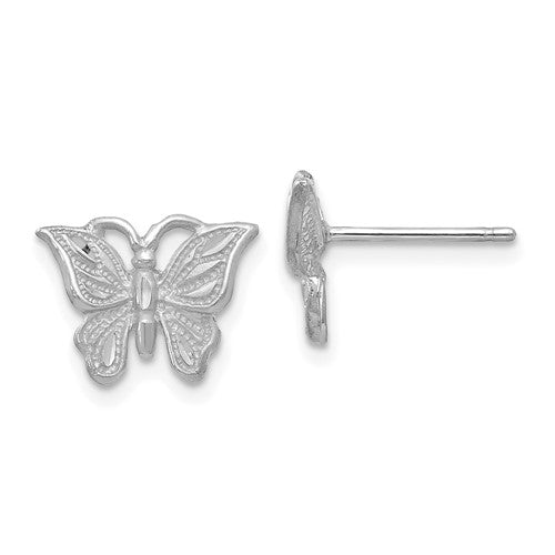 14k-white-gold-diamond-cut-butterfly-earrings-SolomonJeweler-Wichita-KS-CustomJewelry