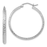 14k-white-gold-diamond-cut-2-8x30mm-hollow-hoop-earrings-SolomonJeweler-Wichita-KS-CustomJewelry