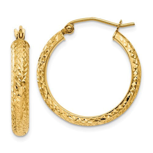 14k-diamond-cut-3-5x22mm-hollow-hoop-earrings-SolomonJeweler-Wichita-KS-CustomJewelry