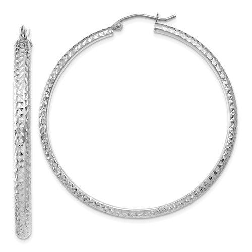 14k-white-gold-diamond-cut-3-5x46mm-hollow-hoop-earrings-SolomonJeweler-Wichita-KS-CustomJewelry