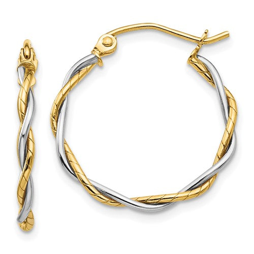 14k-two-tone-polished1-8mm-twisted-hoop-earrings-SolomonJeweler-Wichita-KS-CustomJewelry