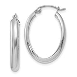 14k-white-gold-polished-3-5mm-oval-hoop-earrings-SolomonJeweler-Wichita-KS-CustomJewelry