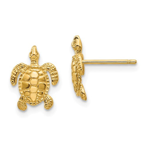 14k-sea-turtle-post-earrings-SolomonJeweler-Wichita-KS-CustomJewelry