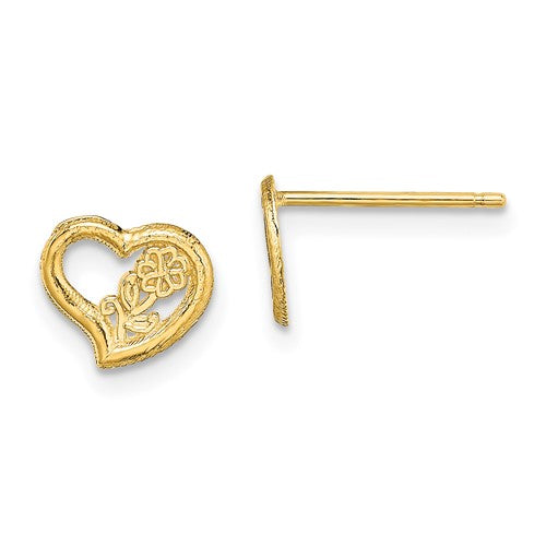 14k-open-heart-w-flower-post-earrings-SolomonJeweler-Wichita-KS-CustomJewelry