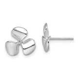 14k-white-gold-polished-three-blade-propeller-w-center-bead-post-earrings-SolomonJeweler-Wichita-KS-CustomJewelry