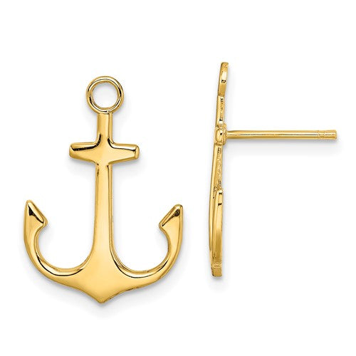 14k-polished-2-d-anchor-post-earrings-SolomonJeweler-Wichita-KS-CustomJewelry