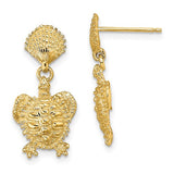 14k-shell-and-turtle-post-dangle-earrings-SolomonJeweler-Wichita-KS-CustomJewelry