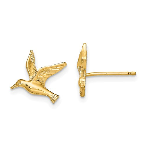 14k-polished-seagull-post-earrings-SolomonJeweler-Wichita-KS-CustomJewelry