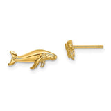 14k-whale-post-earrings-SolomonJeweler-Wichita-KS-CustomJewelry