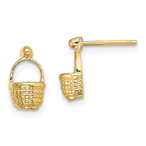 14k-mini-basket-flat-back-post-earrings-SolomonJeweler-Wichita-KS-CustomJewelry