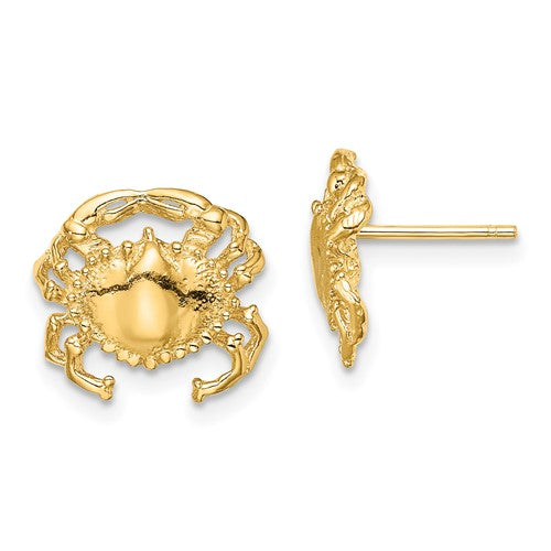 14k-polished-2-d-crab-post-earrings-SolomonJeweler-Wichita-KS-CustomJewelry