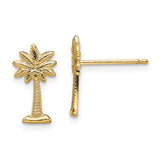 14k-mini-palmetto-palm-tree-post-earrings-SolomonJeweler-Wichita-KS-CustomJewelry