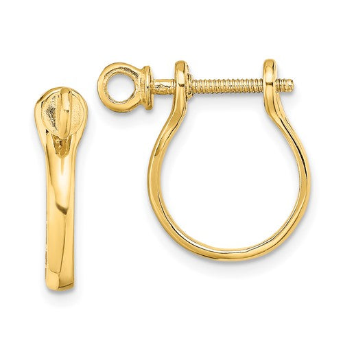 14k-3d-shackle-link-screw-earrings-SolomonJeweler-Wichita-KS-CustomJewelry