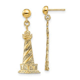 14k-cape-hatteras-lighthouse-earrings-SolomonJeweler-Wichita-KS-CustomJewelry