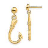14k-3-d-fish-hook-dangle-earrings-SolomonJeweler-Wichita-KS-CustomJewelry