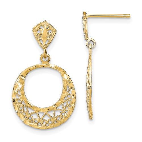 14k-fancy-d-c-post-dangle-earrings-SolomonJeweler-Wichita-KS-CustomJewelry