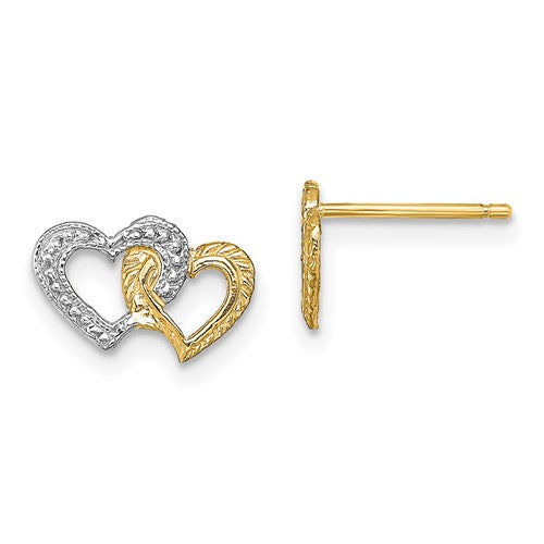 14k-w-white-rhodium-polished-intertwined-hearts-post-earrings-SolomonJeweler-Wichita-KS-CustomJewelry
