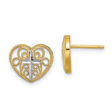 14k-w-rhodium-filigree-cross-center-heart-post-earrings-SolomonJeweler-Wichita-KS-CustomJewelry