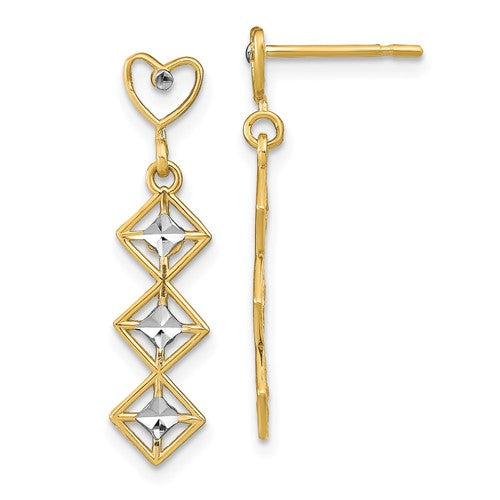 14k-w-rh-d-c-heart-and-diamond-shape-post-dangle-earrings-SolomonJeweler-Wichita-KS-CustomJewelry