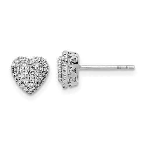 14k-white-polished-diamond-cut-heart-post-earrings-SolomonJeweler-Wichita-KS-CustomJewelry