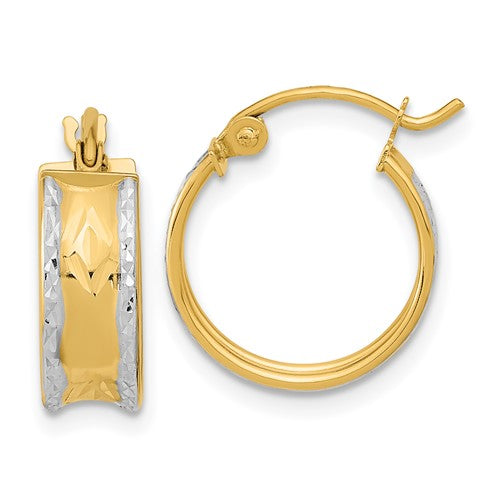 14k-white-rhodium-polished-diamond-cut-hoops-SolomonJeweler-Wichita-KS-CustomJewelry