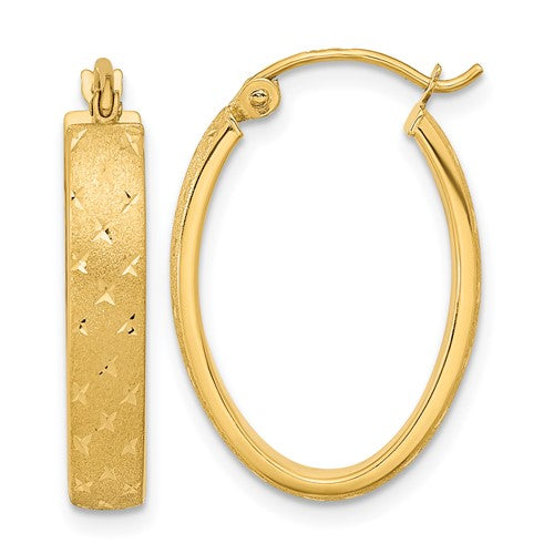 14k-polished-satin-diamond-cut-hoop-earrings-SolomonJeweler-Wichita-KS-CustomJewelry