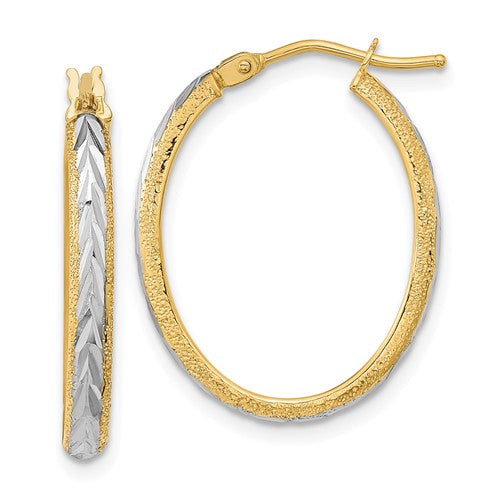 14k-white-rhodium-diamond-cut-textured-hoop-earrings-SolomonJeweler-Wichita-KS-CustomJewelry