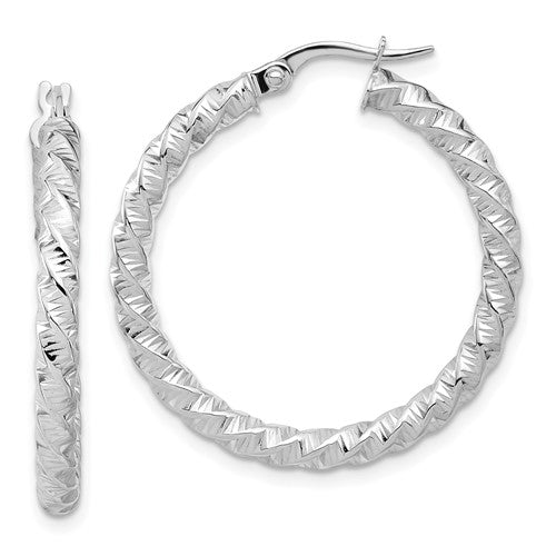 14k-white-gold-polished-3mm-twisted-hoop-earrings-SolomonJeweler-Wichita-KS-CustomJewelry