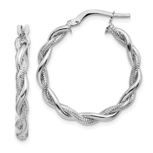 14k-white-gold-medium-3mm-polished-diamond-cut-twisted-hoops-SolomonJeweler-Wichita-KS-CustomJewelry