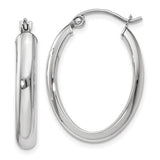 14k-white-gold-polished-3-75mm-oval-tube-hoop-earrings-SolomonJeweler-Wichita-KS-CustomJewelry