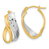 14k-two-tone-diamond-cut-and-polished-earrings-SolomonJeweler-Wichita-KS-CustomJewelry