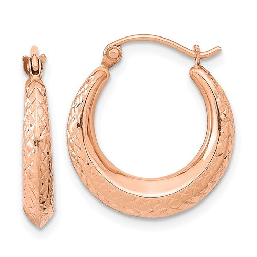14k-rose-gold-textured-hollow-hoop-earrings-SolomonJeweler-Wichita-KS-CustomJewelry