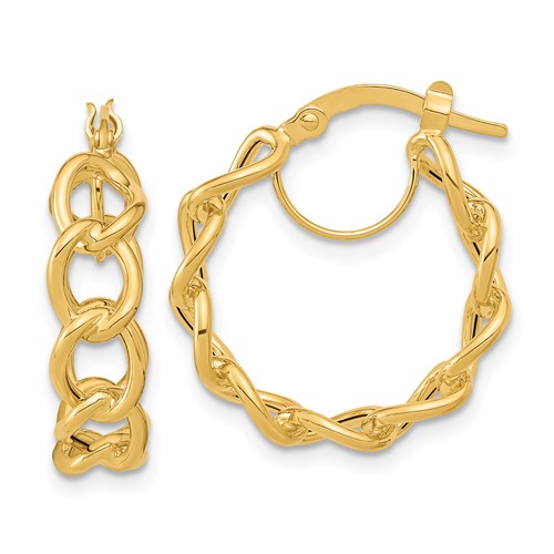 14k-polished-cable-link-circle-hoop-earrings-SolomonJeweler-Wichita-KS-CustomJewelry