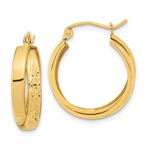 14k-polished-diamond-cut-twist-hoop-earrings-SolomonJeweler-Wichita-KS-CustomJewelry