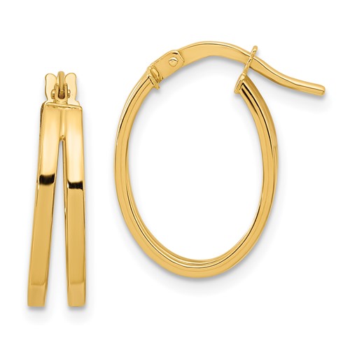 14k-polished-double-hoops-SolomonJeweler-Wichita-KS-CustomJewelry