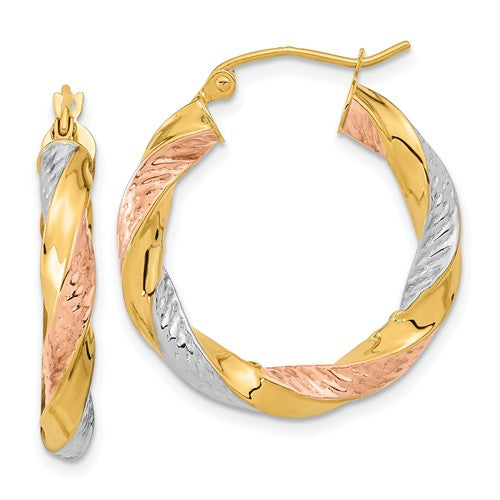 14k-w-white-rose-rh-polished-d-c-twist-hoop-earrings-SolomonJeweler-Wichita-KS-CustomJewelry