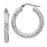 14k-4x30mm-white-gold-diamond-cut-round-hoop-earrings-SolomonJeweler-Wichita-KS-CustomJewelry