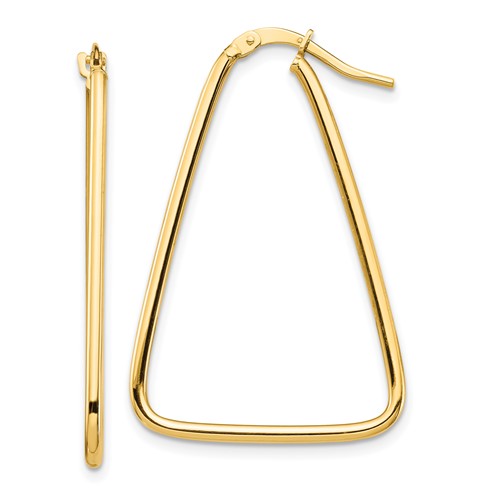 14k-1-5mm-polished-triangle-dangle-hoop-earrings-SolomonJeweler-Wichita-KS-CustomJewelry