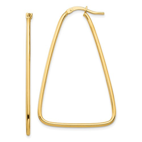 14k-1-5mm-polished-large-triangle-dangle-hoop-earrings-SolomonJeweler-Wichita-KS-CustomJewelry