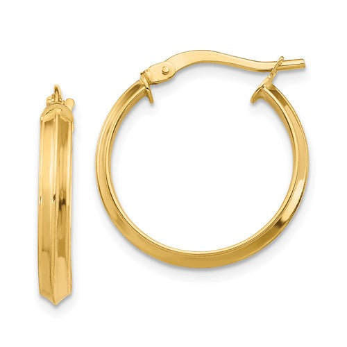 14k-polished-medium-3mm-hoop-earrings-SolomonJeweler-Wichita-KS-CustomJewelry