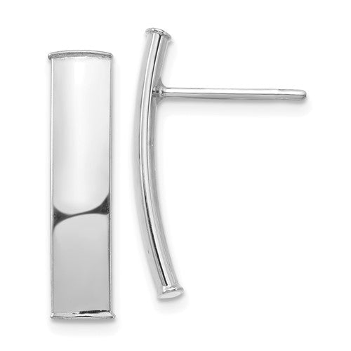 14k-white-gold-polished-5mm-post-earrings-SolomonJeweler-Wichita-KS-CustomJewelry