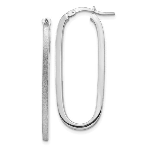 14k-white-gold-polished-satin-2mm-oval-hoop-earrings-SolomonJeweler-Wichita-KS-CustomJewelry