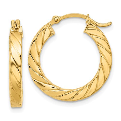 14k-polished-twisted-3mm-hoop-earrings-SolomonJeweler-Wichita-KS-CustomJewelry