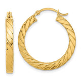 14k-polished-twisted-3mm-square-tube-hoop-earrings-SolomonJeweler-Wichita-KS-CustomJewelry