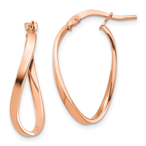 14k-rose-gold-polished-2mm-wavy-hoop-earrings-SolomonJeweler-Wichita-KS-CustomJewelry