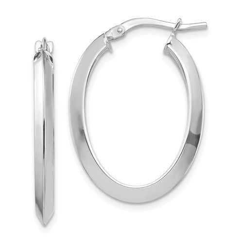 14k-white-gold-polished-3-5mm-knife-edge-oval-hoop-earrings-SolomonJeweler-Wichita-KS-CustomJewelry