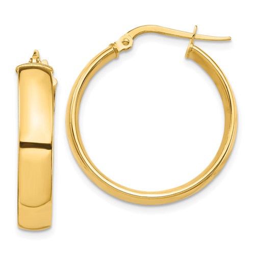 14k-high-polished-5mm-hoop-earrings-SolomonJeweler-Wichita-KS-CustomJewelry