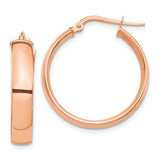 14k-rose-gold-high-polished-5mm-hoop-earrings-SolomonJeweler-Wichita-KS-CustomJewelry